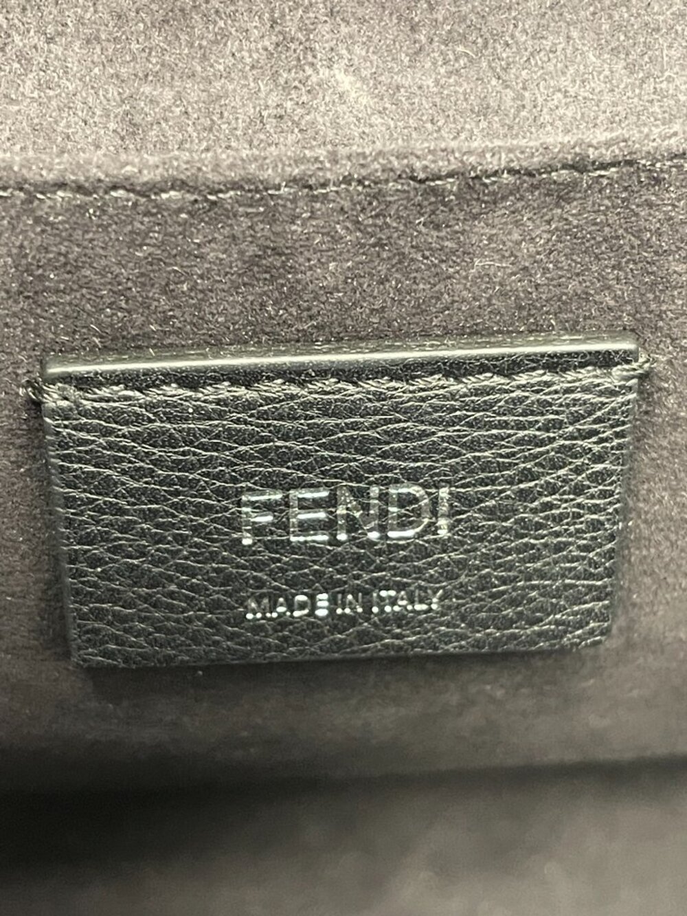 Fendi Kan I Medium Shoulder Bag in Black - Preowned - Picture 13 of 13